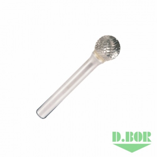 Бор-фреза форма D (сфера) 9,6*8,0/54,0 хв. 6 мм, D.BOR W-040-9F-13096K02D