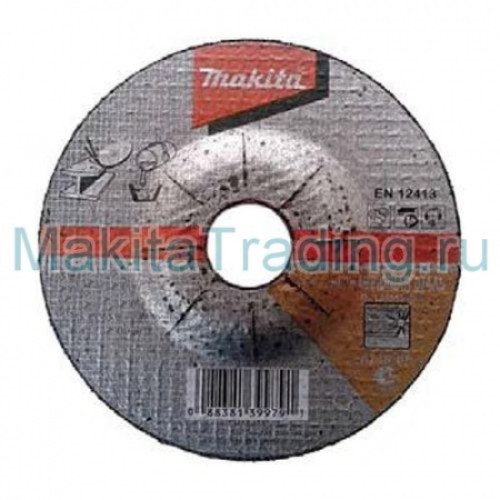 Диск шлифовальный камень 125х6х22,23 Makita D-25317